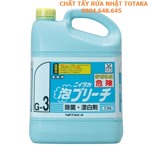 Totaka - Dung dịch khử trùng và tẩy trắng (Loại phun xịt tạo bọt)